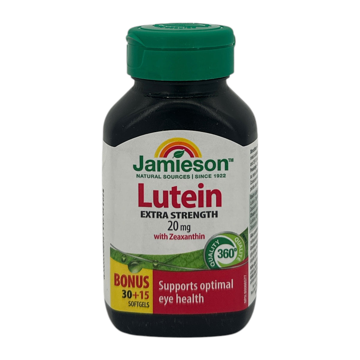 Jamieson Lutein Extra Strength (20 mg) 45caps