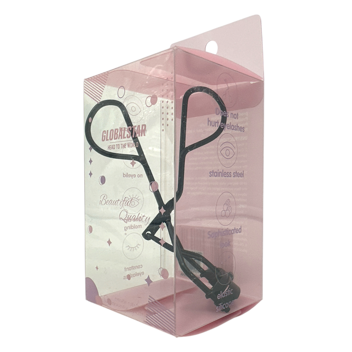 GLOBALSTAR Eyelash Curler 1pc – precision lash tool for natural curl