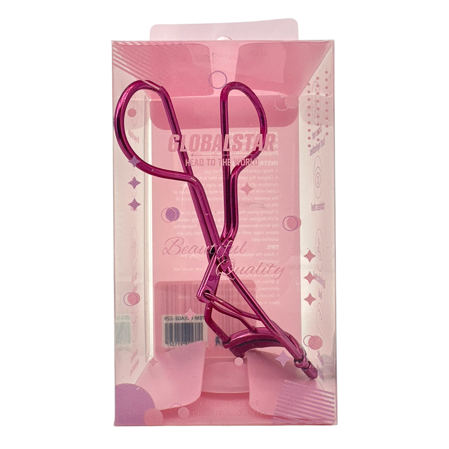 GLOBALSTAR Eyelash Curler 1pc – precision lash tool for natural curl