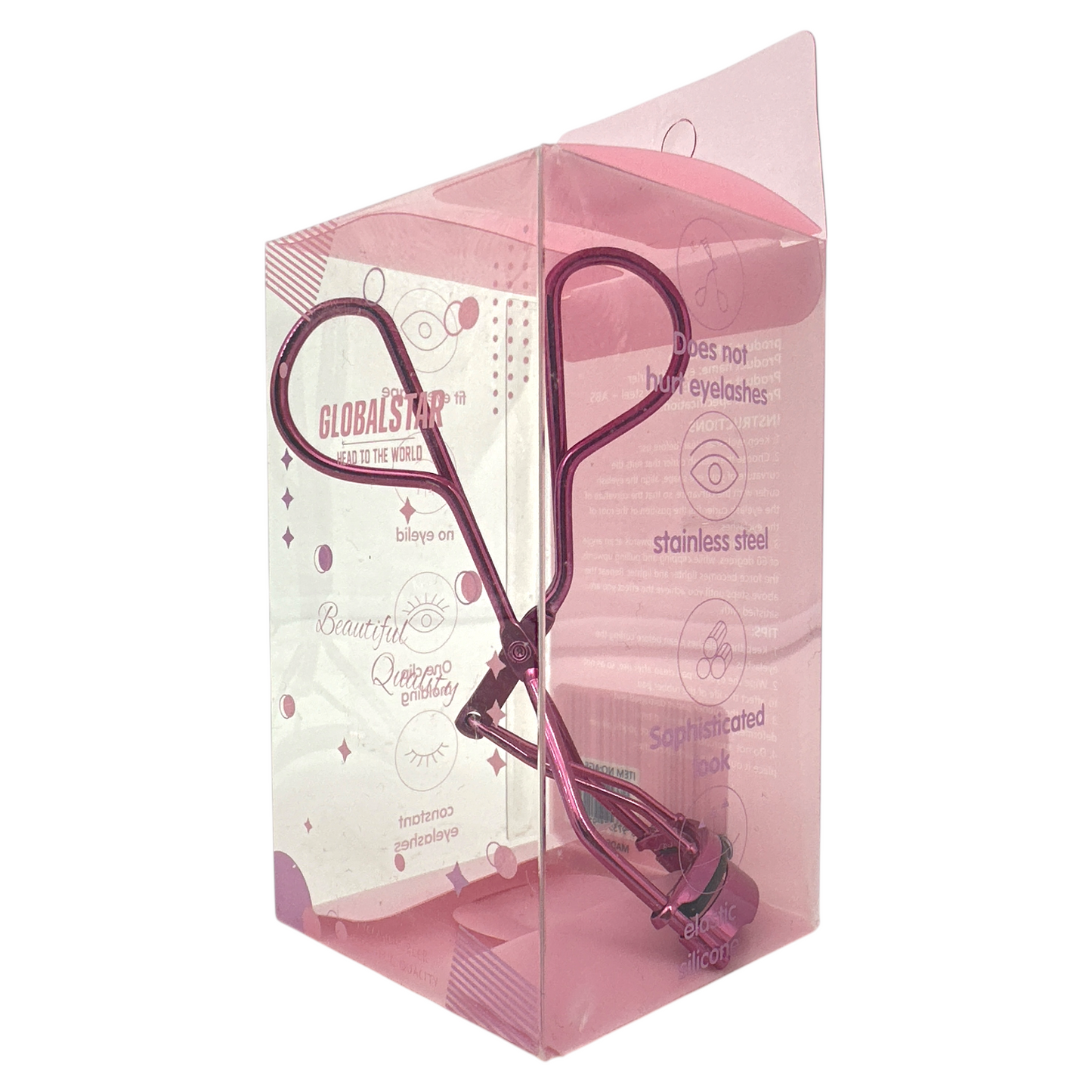 GLOBALSTAR Eyelash Curler 1pc – precision lash tool for natural curl