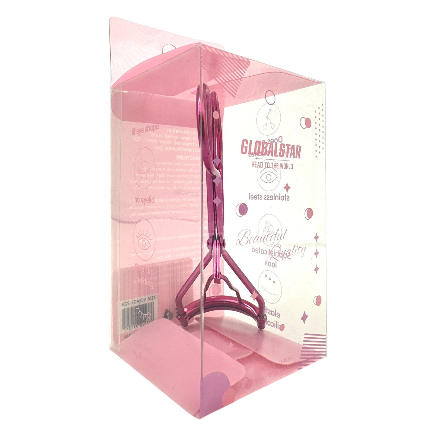 GLOBALSTAR Eyelash Curler 1pc – precision lash tool for natural curl