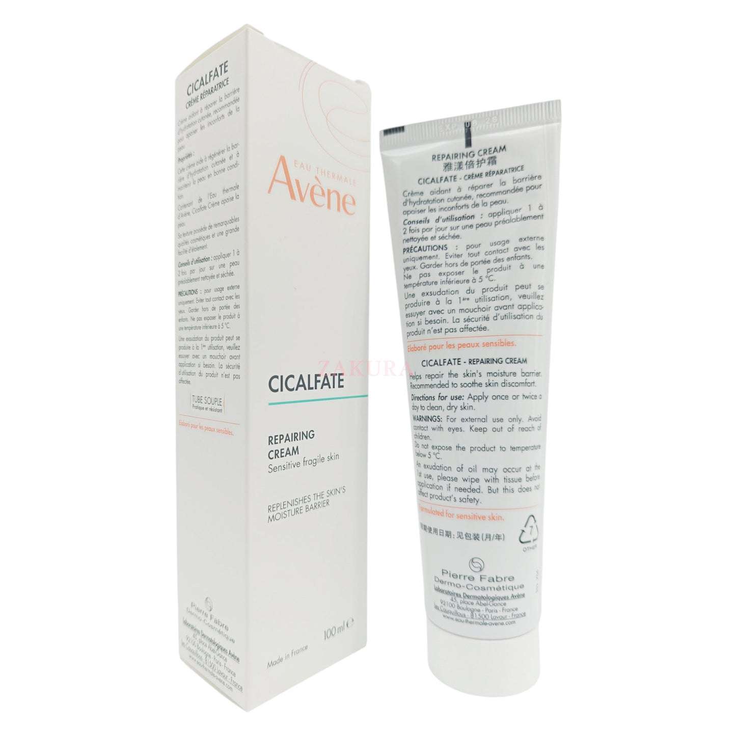 Avene Cicalfate+ Repairing Protective Cream 100ml