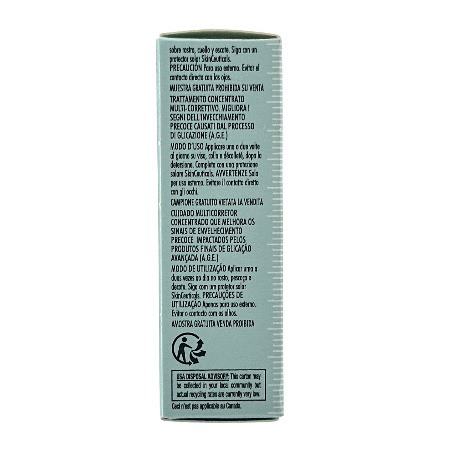 SkinCeuticals AGE Interrupter Advanced Treatment – Mini 3ml, anti-aging cream for mature skin, available at Zakura Global.