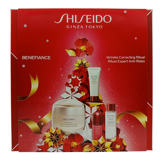 Shiseido Benefiance Wrinkle Smoothing Cream Set 4pcs