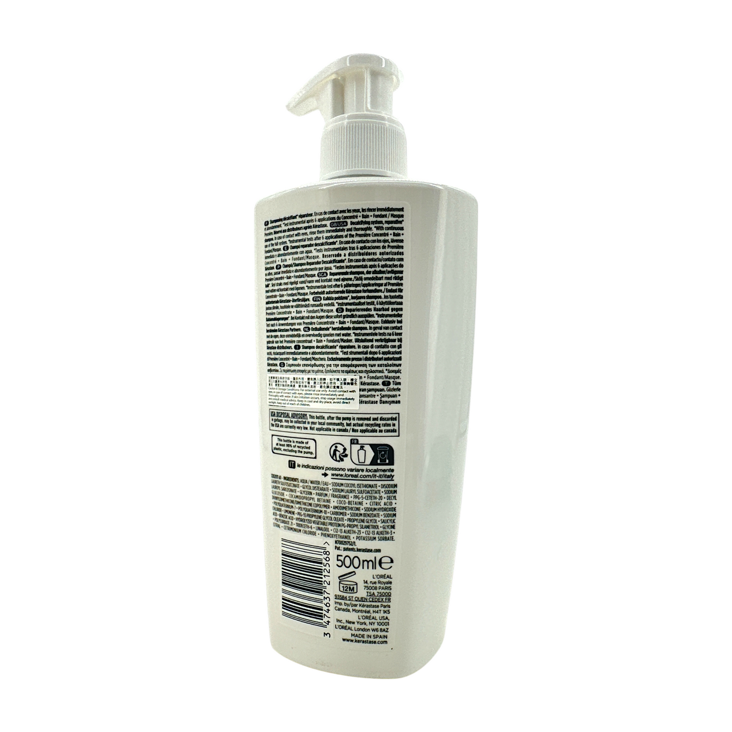 Kerastase Premiere Decalcifying Repairing Shampoo 500ml – sulfate-free shampoo for damaged hair, available at Zakura Global.
