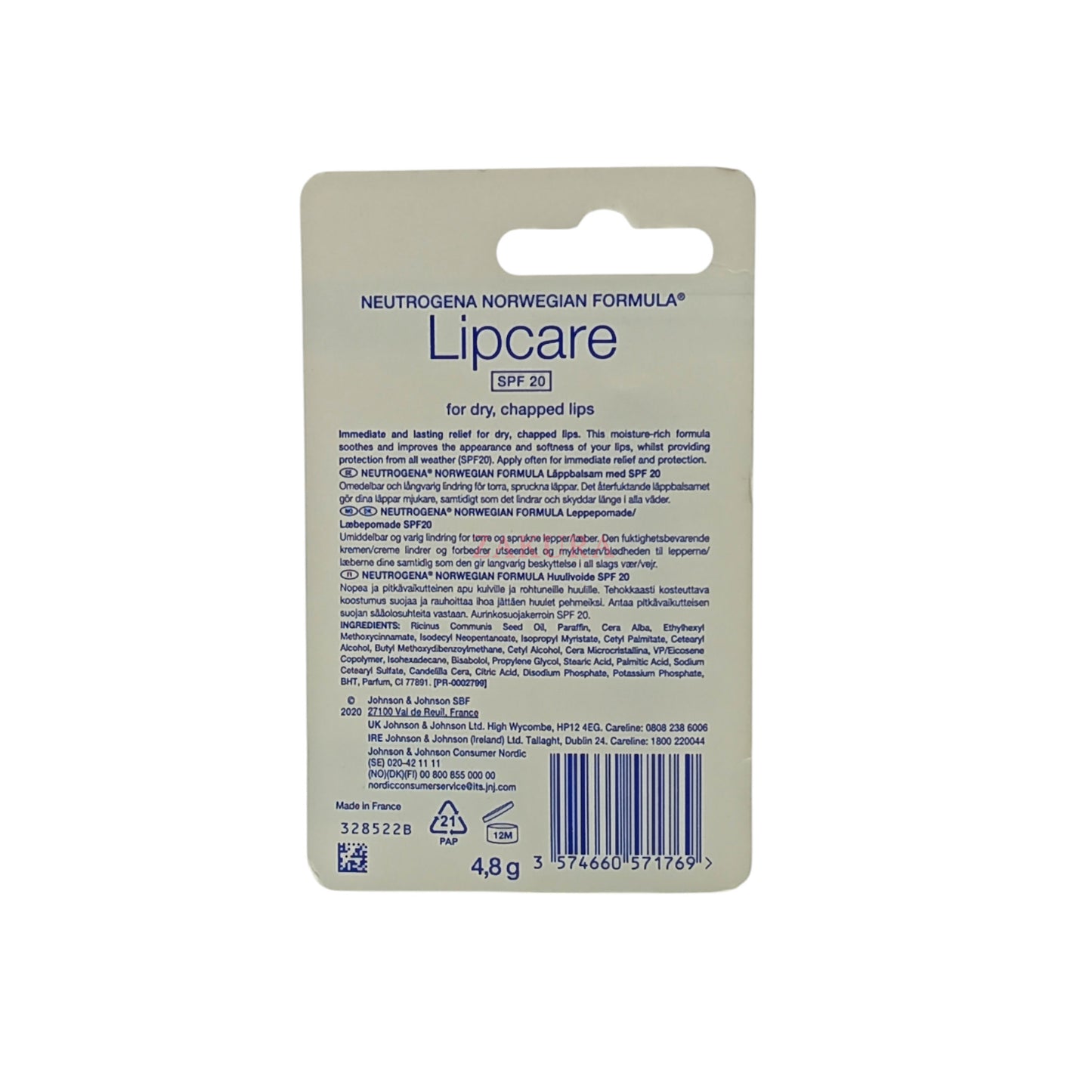 Neutrogena Lipcare Balm 4.8g