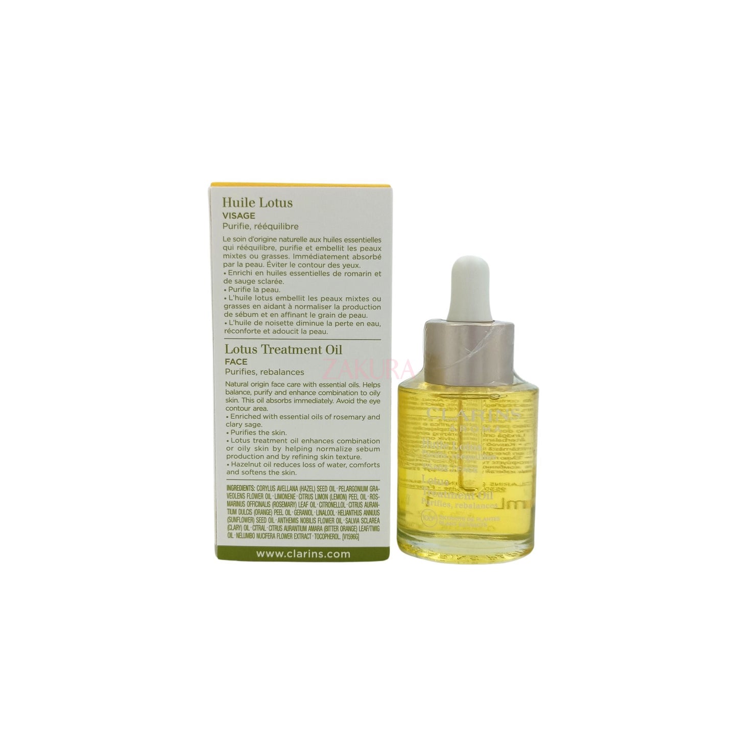 Clarins Face Treatment Oil 30ml (Blue Orchid/ Lotus/ Santal) Lotus