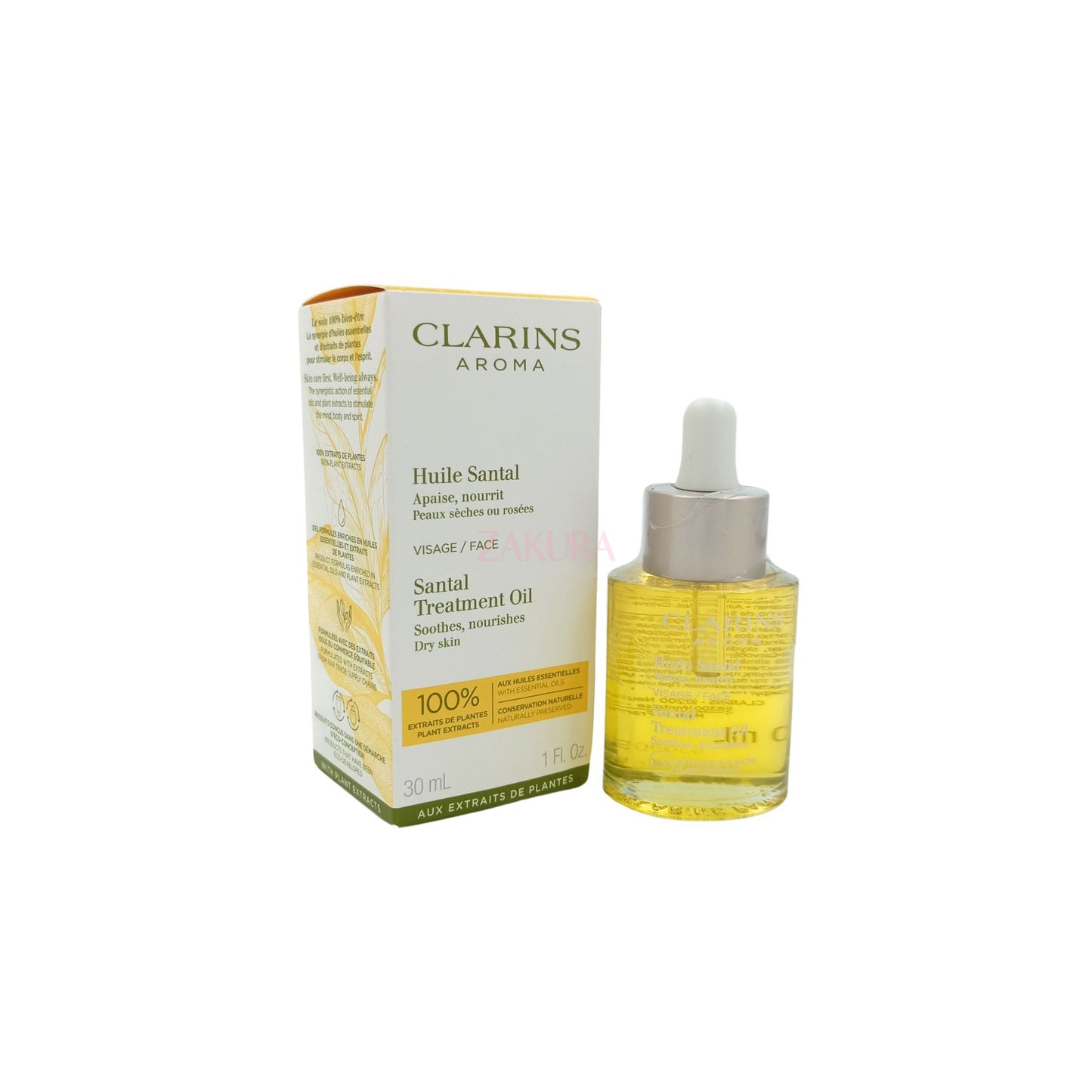 Clarins Face Treatment Oil 30ml (Blue Orchid/ Lotus/ Santal) Santal