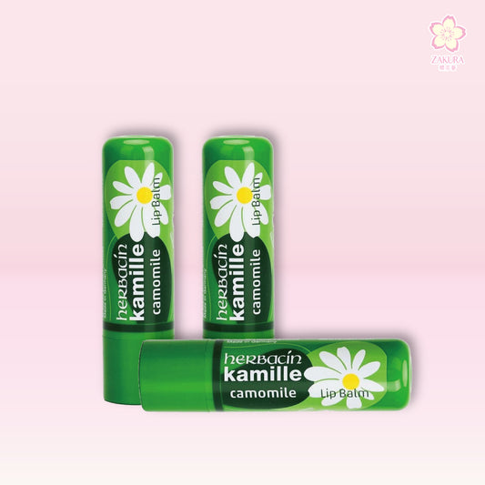 Herbacin Lip Balm 4.8g – Chamomile-Infused Moisturizing Lip Care Stick by Zakura Global