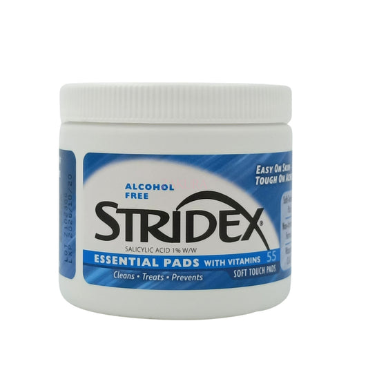 Stridex Salicylic Acid Pads 55pads (Acid 2% Maximum/Acid 0.5% Sensitive/Acid 1% Essential)