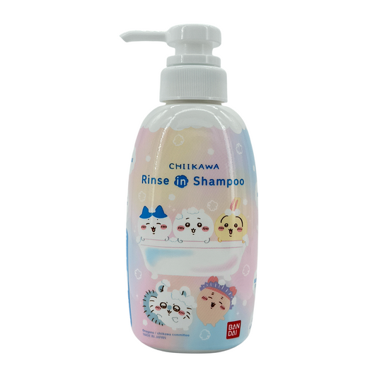 Bandai Chiikawa Children's Shampoo – 300ml, gentle Japanese shampoo for kids with fruity scent and cute packaging, available at Zakura Global.