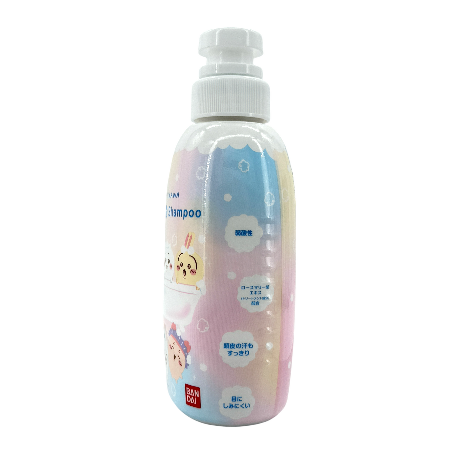 Bandai Chiikawa Children's Shampoo – 300ml, gentle Japanese shampoo for kids with fruity scent and cute packaging, available at Zakura Global.