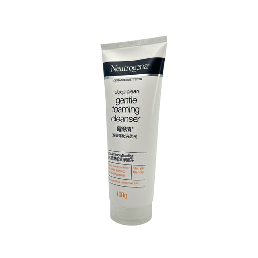 Neutrogena Deep Clean Gentle Foaming Cleanser 100g – Gentle, Deep Cleansing Face Wash by Zakura Global.
