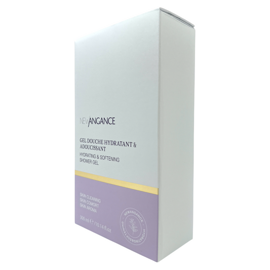 New Angance Hydrating & Softening Shower Gel 300ml – gentle, nourishing body cleanser for sensitive skin, available at Zakura Global.