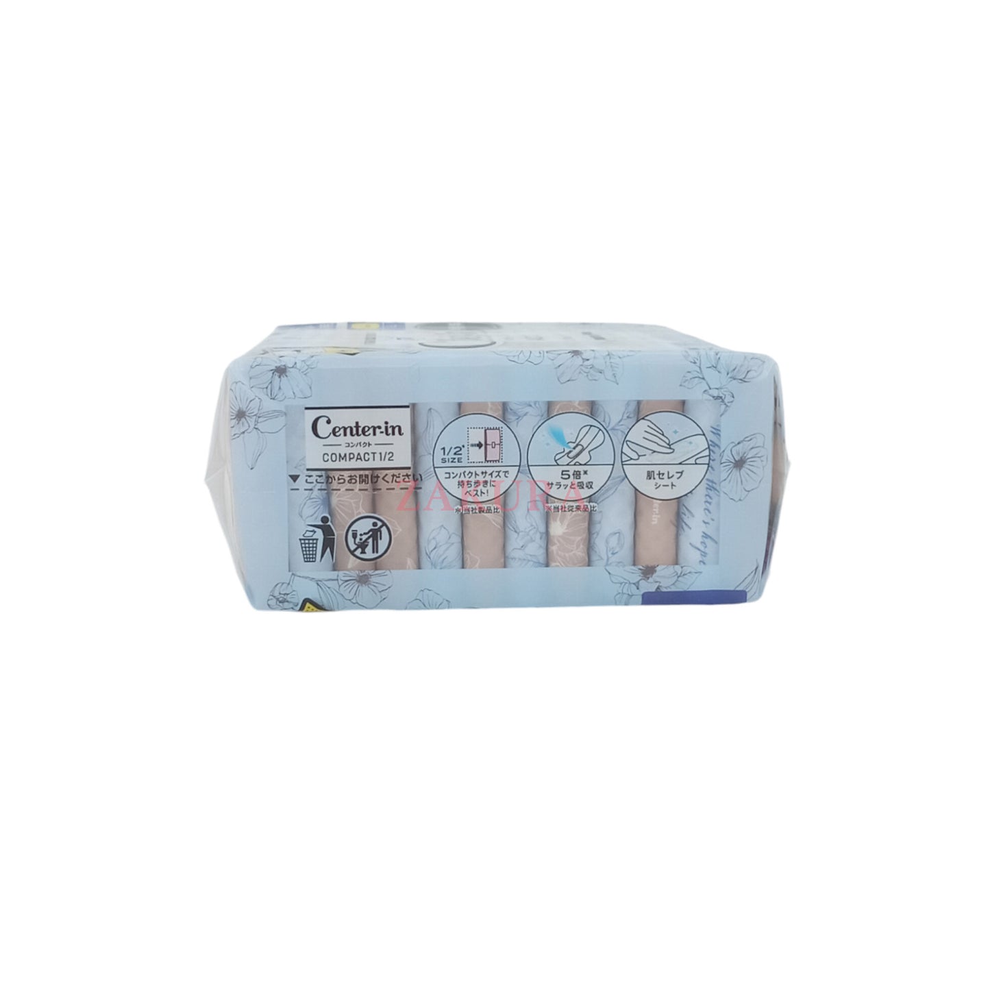 Unicharm Sofy Center-In Compact Night 30.5cm No Fragrance 12pcs