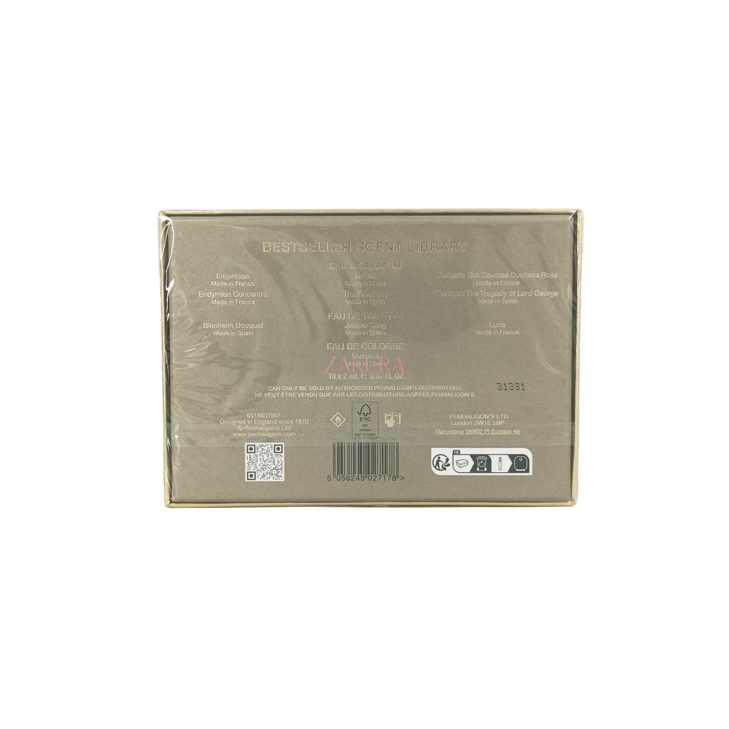 Penhaligon's Best Seller Scent Library Set 10x2ml