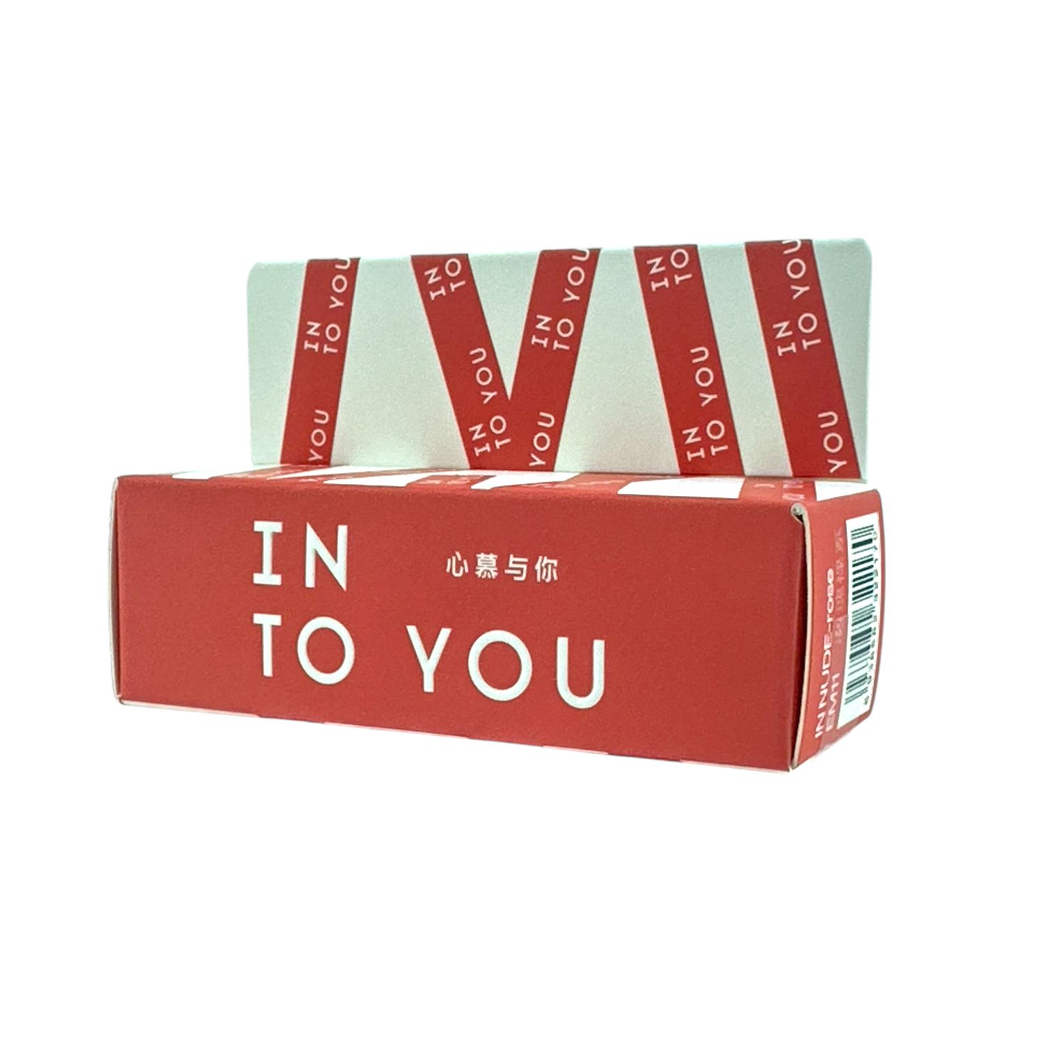 INTO YOU Shero Super Matte Lip & Cheek Mud – EM11 Rouge Pe 2g rose red matte tint, available at Zakura Global.