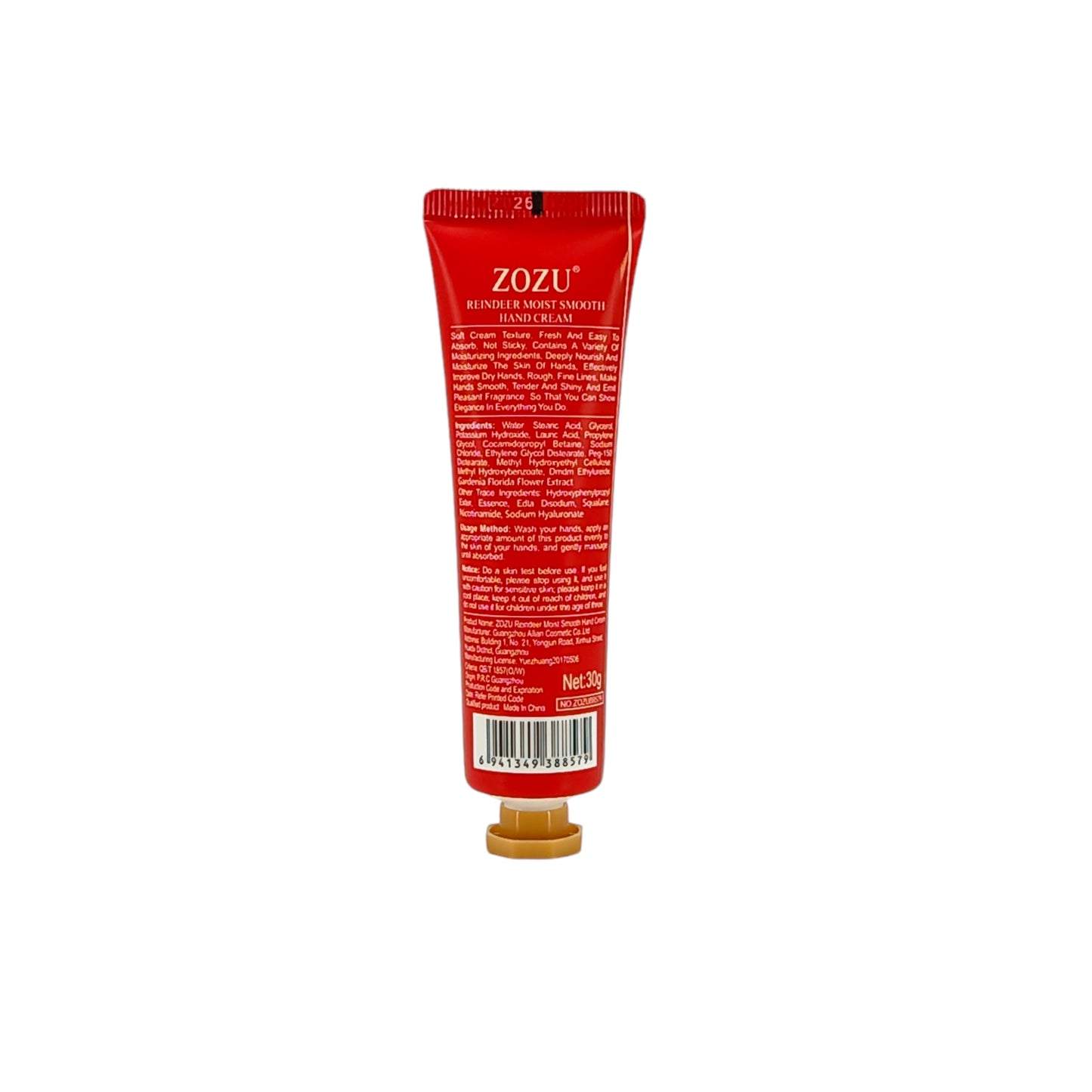 ZOZU Reindeer Moist Smooth Hand Cream 30g