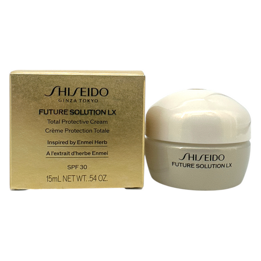 Shiseido Future Solution LX Protective Cream SPF30 Miniature 15ml – Luxury Anti-Aging Travel Skincare by Zakura Global