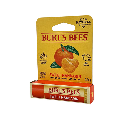 Burt's Bees Lip Balm Orange 4.25g – Natural Hydrating Lip Care by Zakura Global.