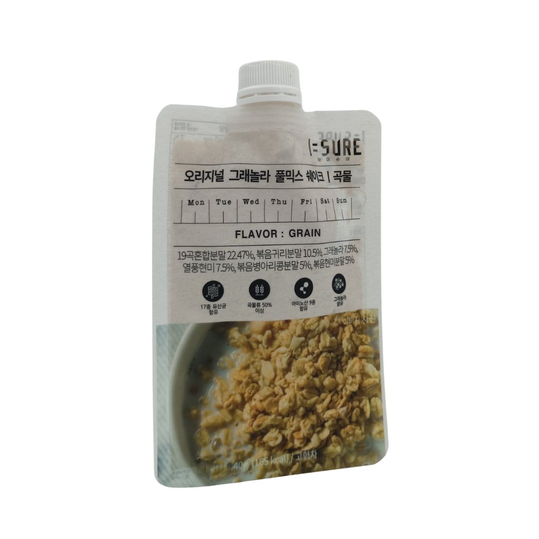 Isure Grain Granola Mix Shake 40g (Original/ S.Potato/ Choco) Original