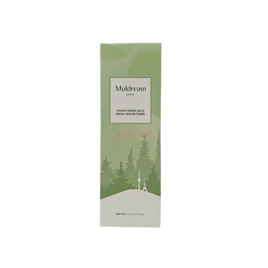Muldream Vegan Green Mild Serum Toner 110ml (Fresh/Intense) Fresh