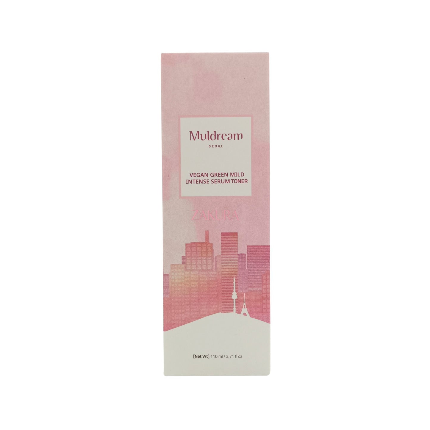 Muldream Vegan Green Mild Serum Toner 110ml (Fresh/Intense) Intense