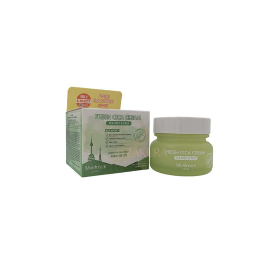 Muldream Vegan Green Mild Facial Cream 60ml (Fresh/Intense) Fresh