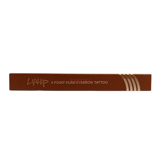 LipHip 4Point Pure Eyebrow Tattoo Pen 0.8g (01 Dark brown/02 Light brown) 02 Light brown