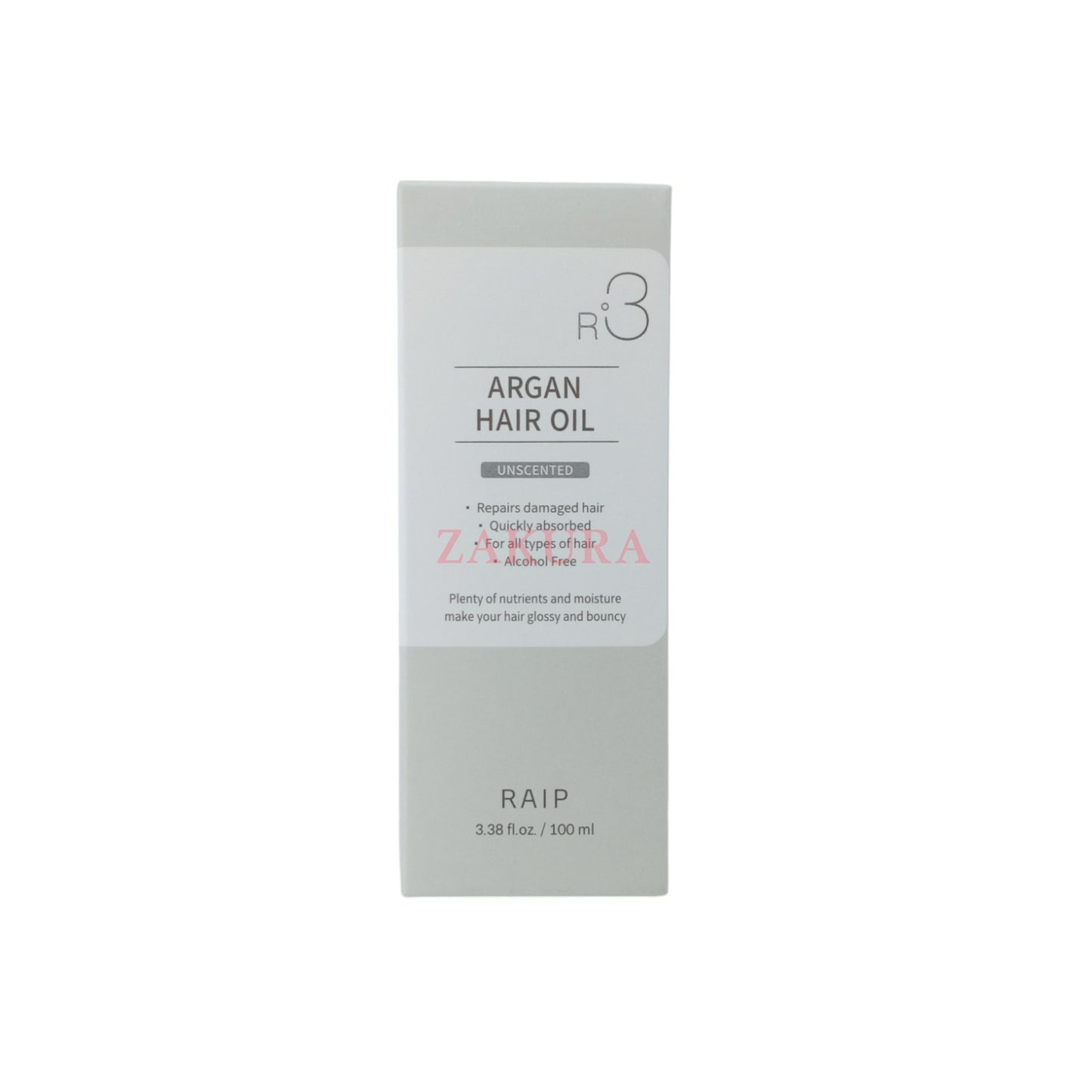 Raip R3 Argan Hair Oil 100ml Unscented