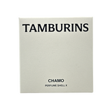 Tamburins Shell Perfume Hand – Chamo 30ml, luxury scented hand cream with chamomile and musk in shell-shaped packaging, available at Zakura Global.