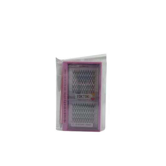 Coringco Toktok-Hara Check Eyelash 100pcs (10mm/11mm) 11mm