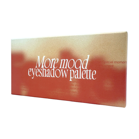 More Mood Eyeshadow Palette – 01 More Than Nude 12g, Korean 15-pan palette with neutral and rosy tones, available at Zakura Global.