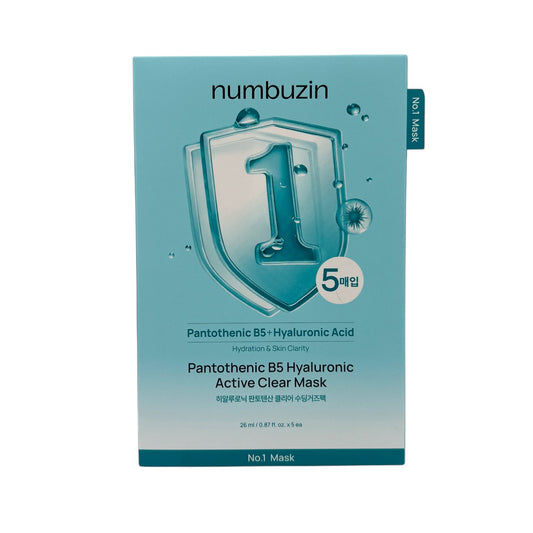 Numbuzin No.1 B5 + Hyaluronic Acid Clear Mask 5pcs / Zakura Global