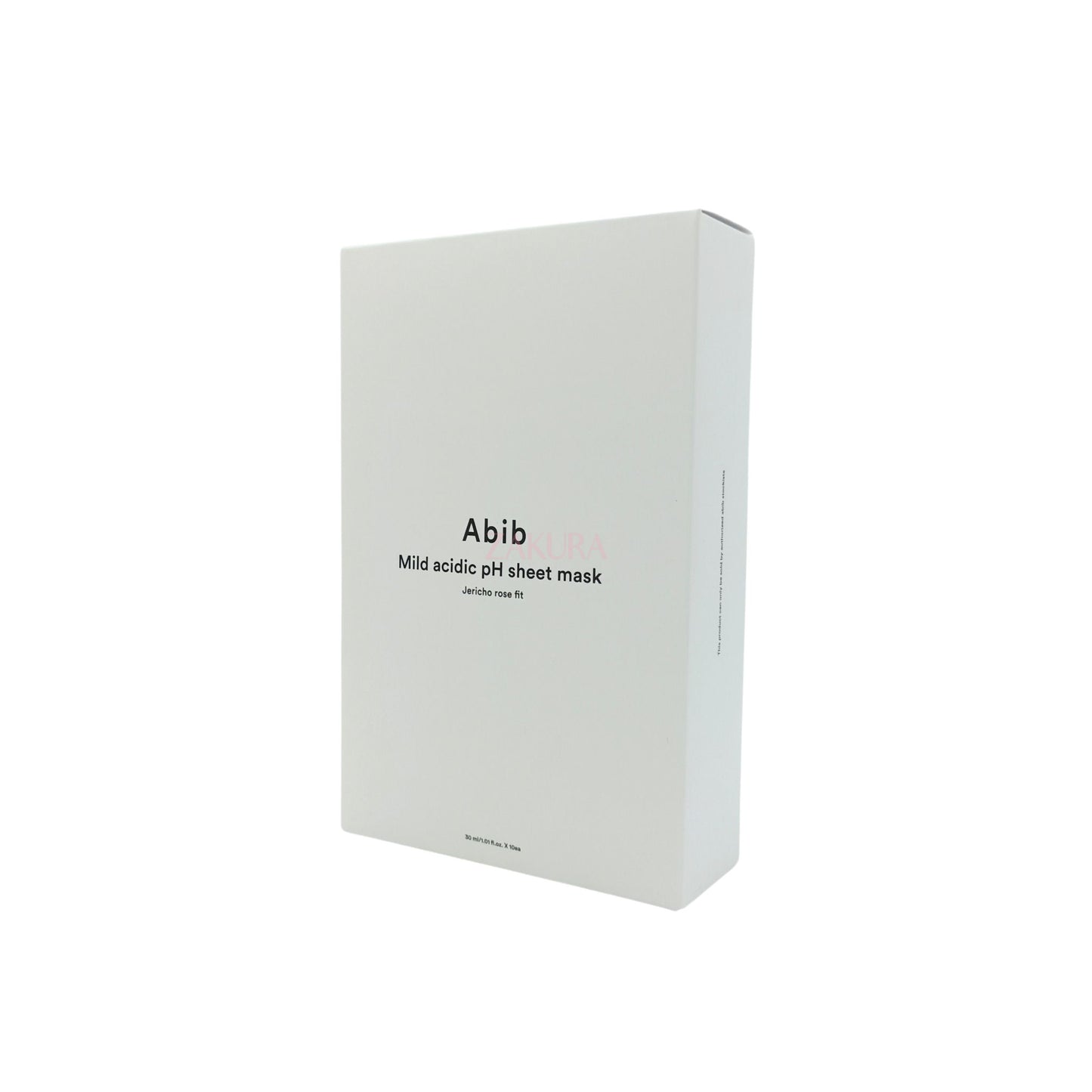 Abib Mild Acidic pH Sheet Mask 10pcs (Heartleaf Fit/Jericho Rose Fit) Jericho Rose Fit