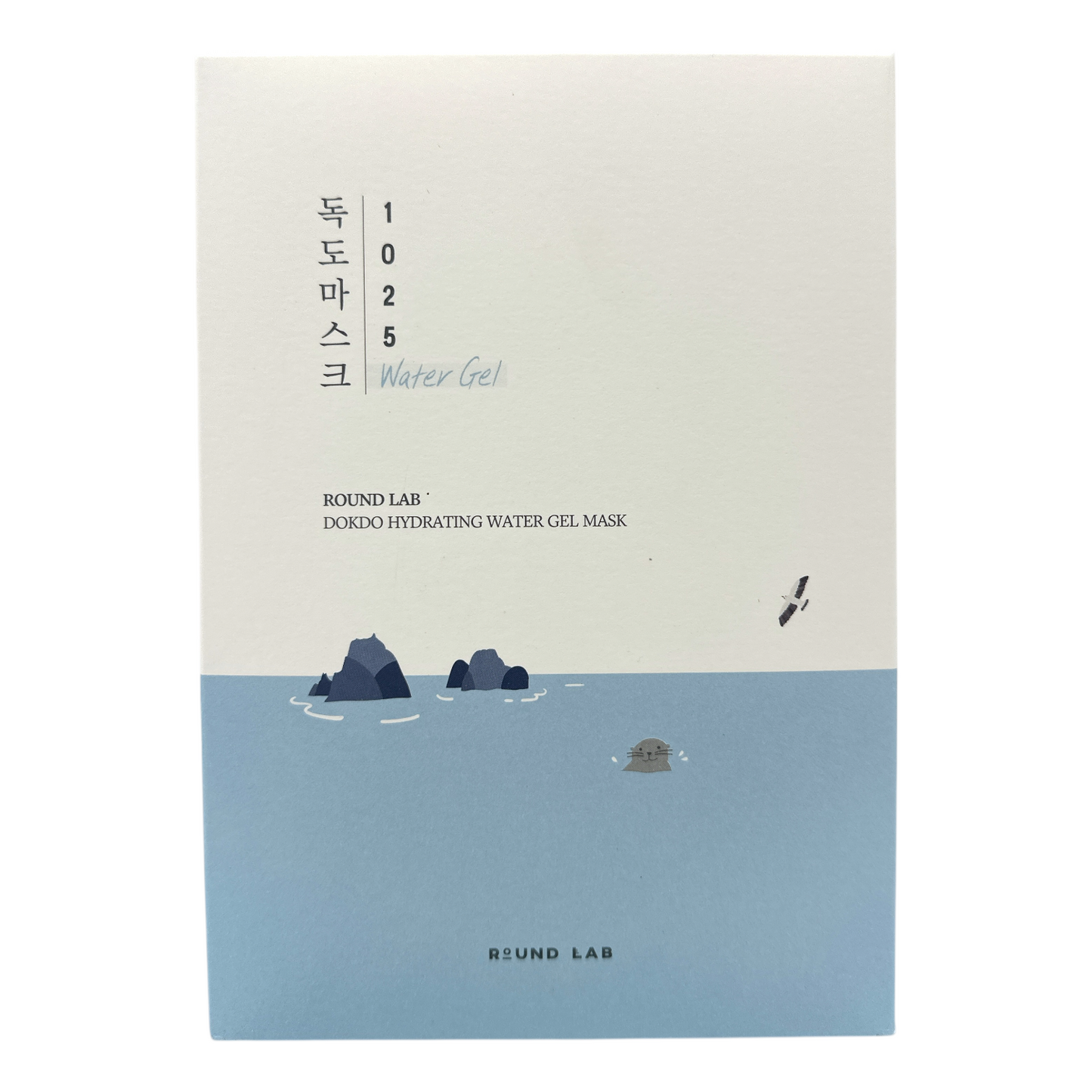 Round Lab Dokdo Mask 18pcs – Korean hydrating sheet mask with deep sea water and hyaluronic acid, available at Zakura Global