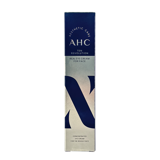 AHC Premier Ampoule In Eye Cream – 30ml tube, anti-aging Korean skincare for eyes and face, available at Zakura Global.
