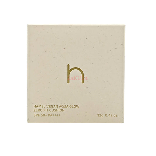Hamel Vegan Aqua Glow Zero Fit Cushion 12g (1 Pure/2 Natural) 2 Natural