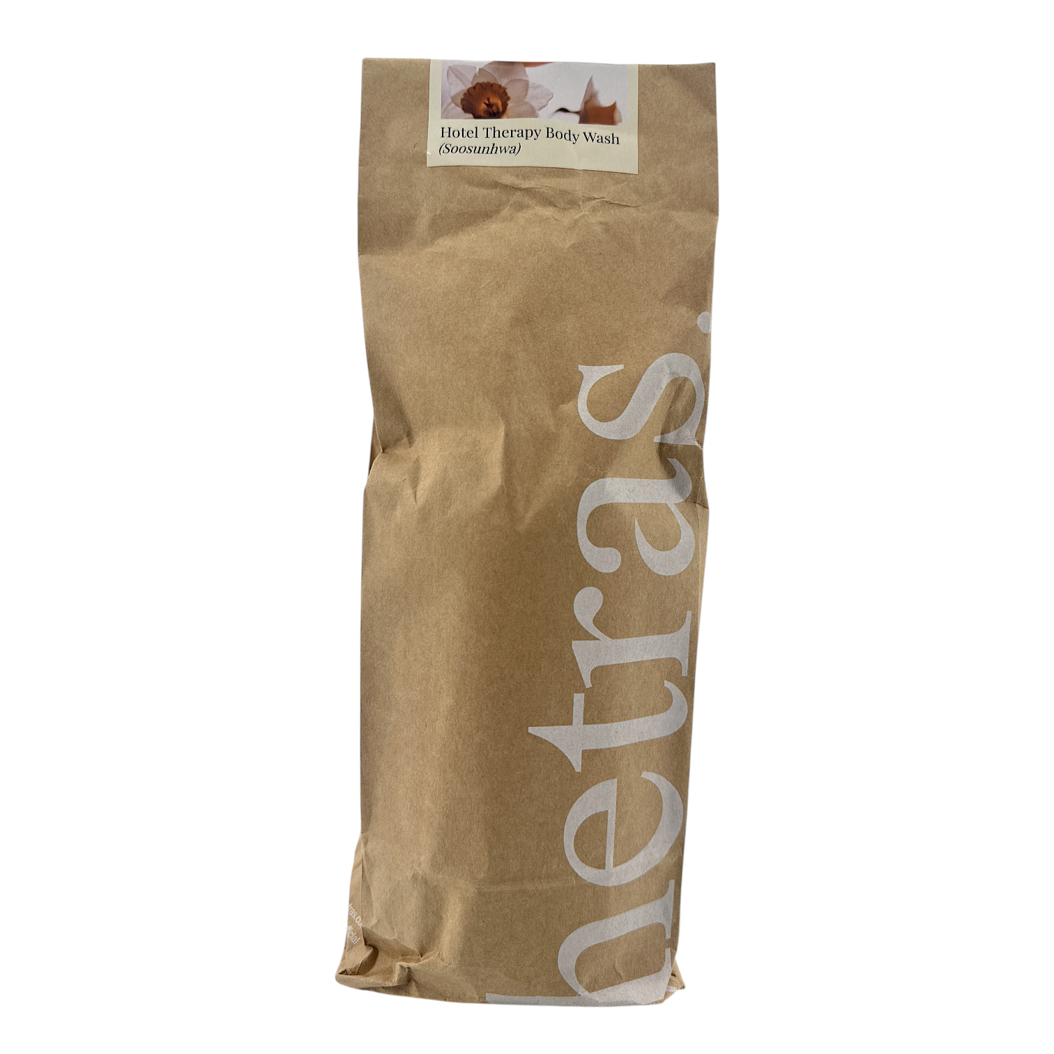 Hetras Body Wash – Hotel Wood 1013ml, luxury woody-scented cleanser for soft and refreshed skin, available at Zakura Global.