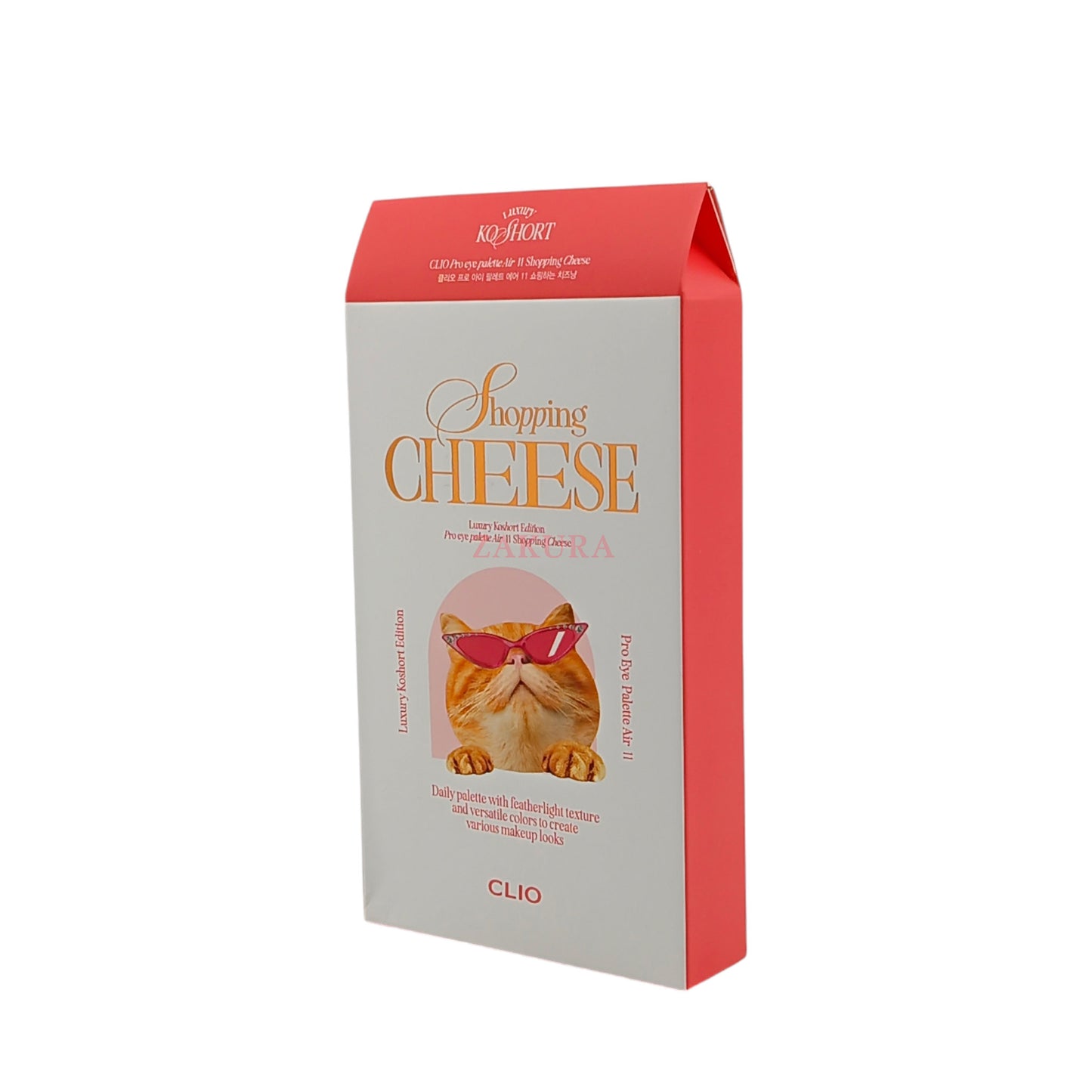 CLIO Pro Eye Palette Air(Lux Koshort) 7.2g (11Shopping Cheese/12 Crystal Paw) 11Shopping Cheese