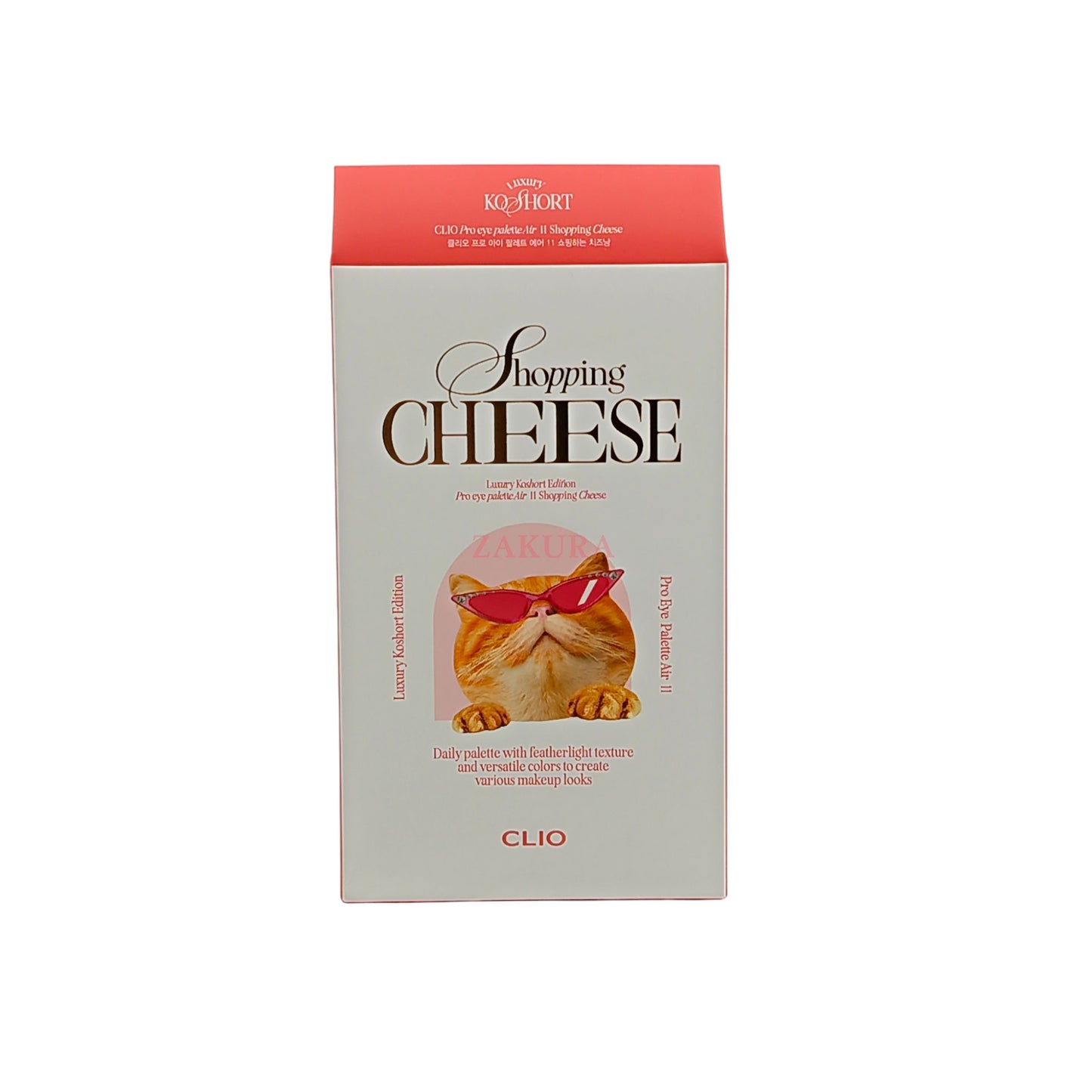 CLIO Pro Eye Palette Air(Lux Koshort) 7.2g (11Shopping Cheese/12 Crystal Paw) 11Shopping Cheese
