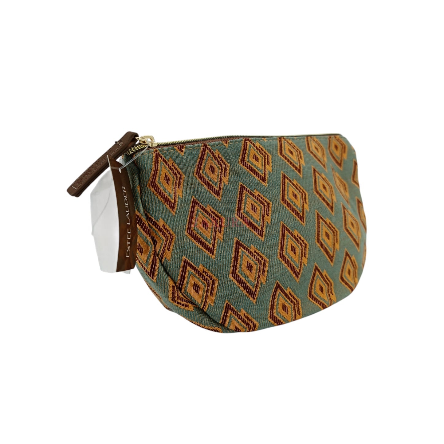 Estee Lauder Cosmetic bag (green with diamond pettren) 1pc