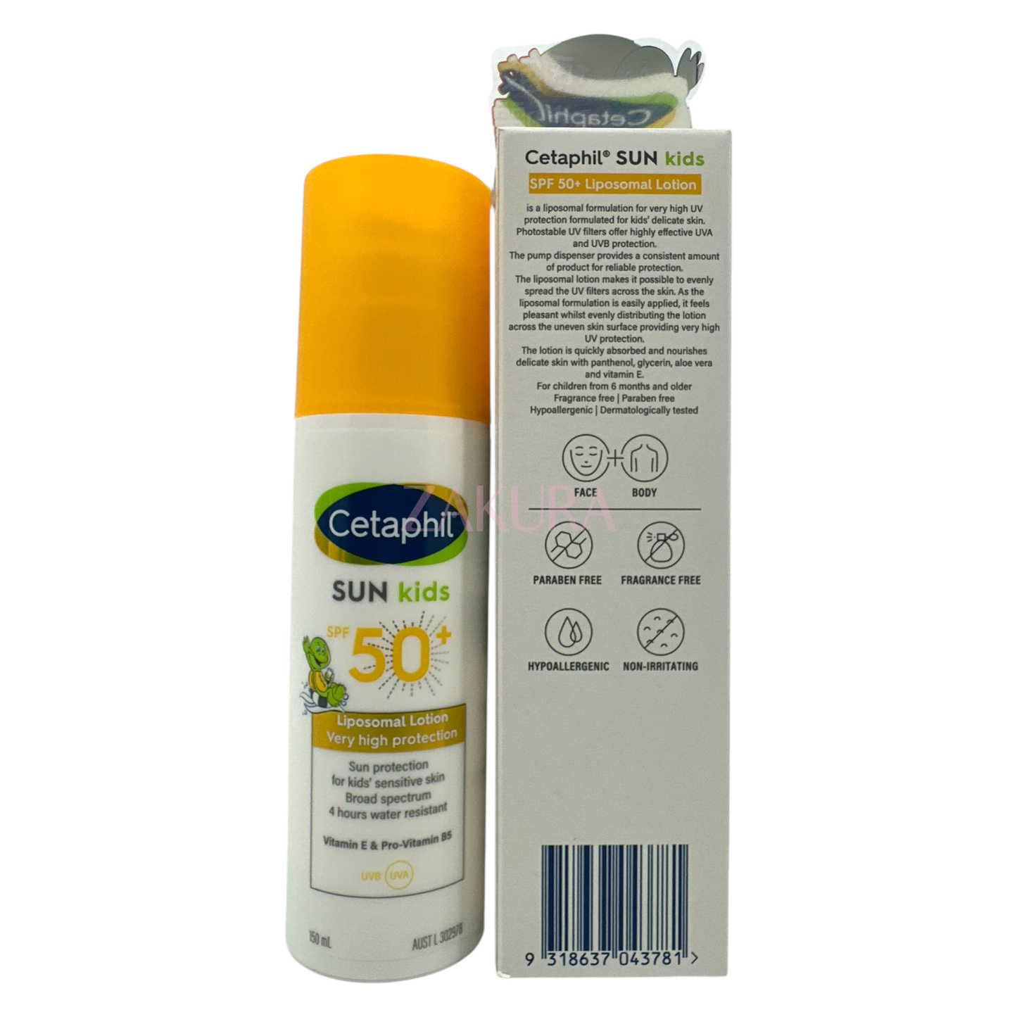 Cetaphil Sun Kids SPF50+ Liposomal Lotion 150ml