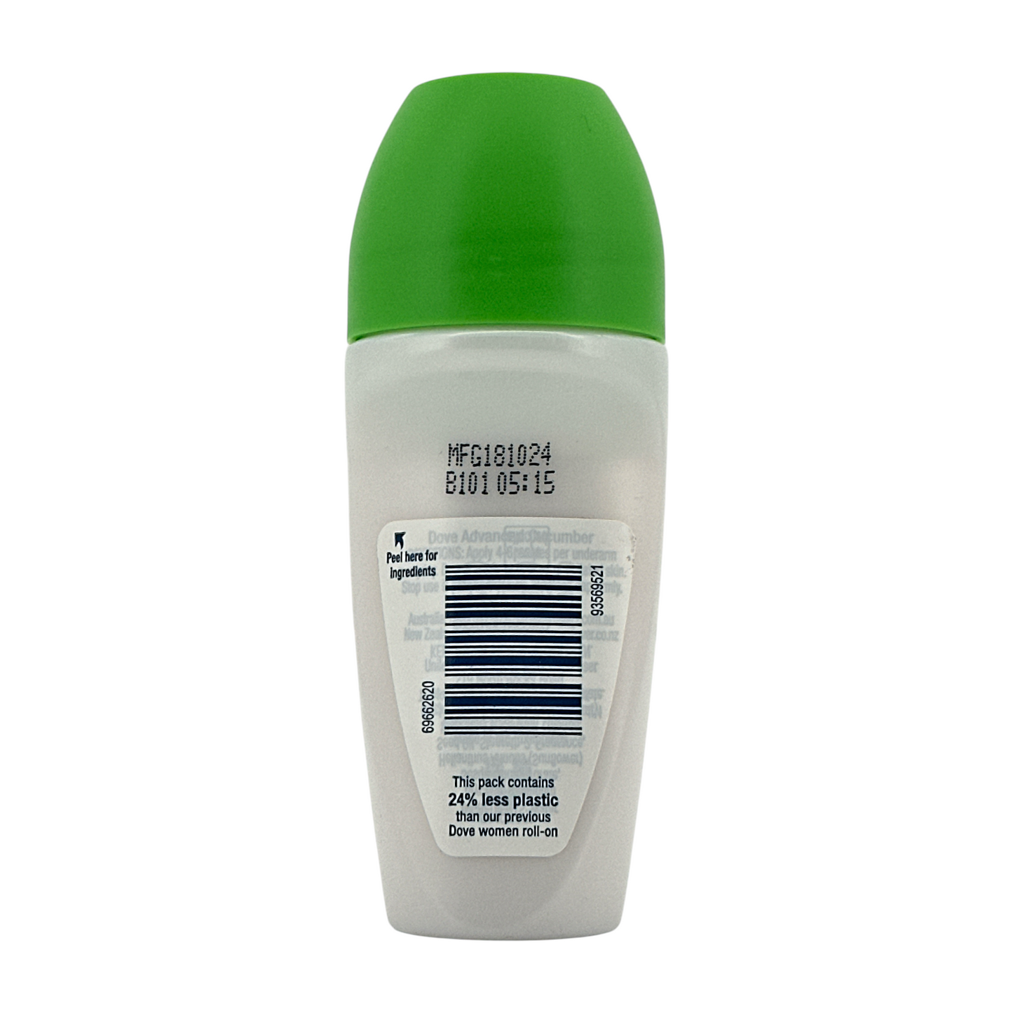 Dove Roll On - Cucumber & Green Tea 50ml