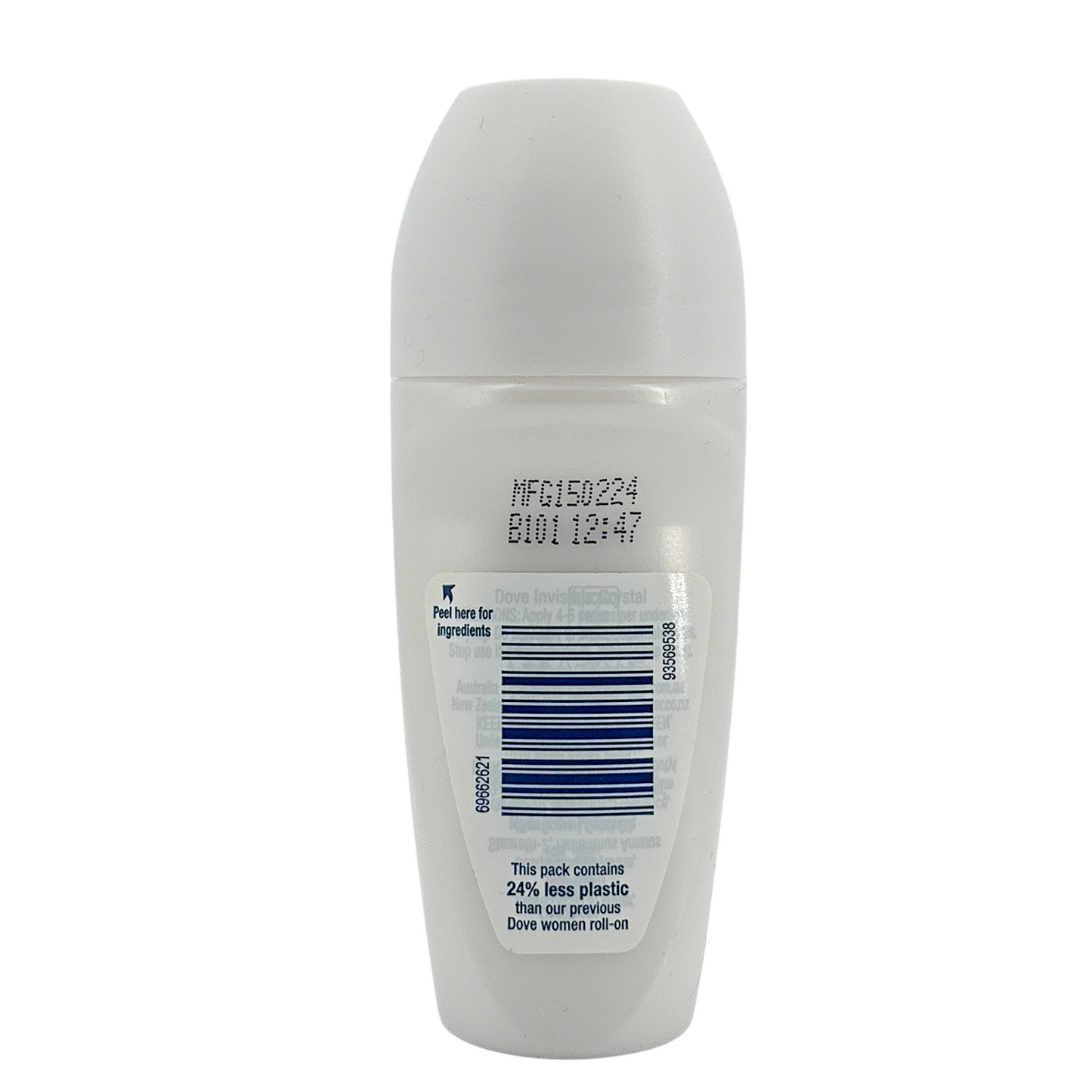 Dove Roll On - Invisible Crystal 50ml