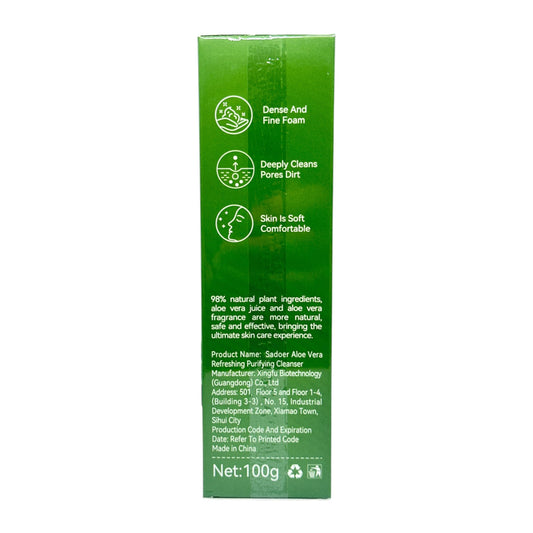 SADOER Aloe Vera Refreshing Purifying Cleanser 100g