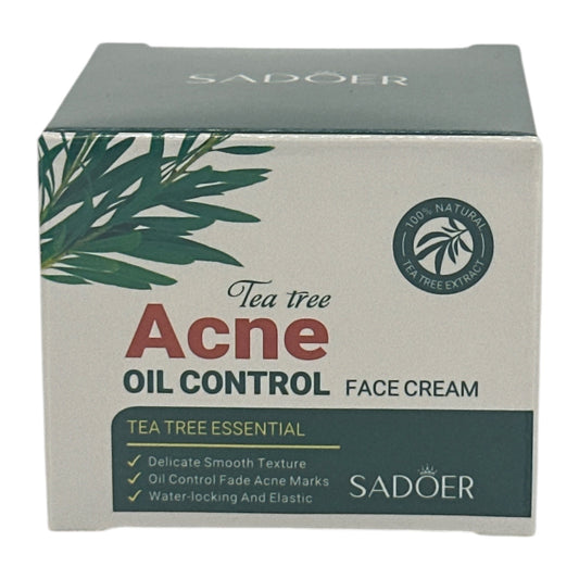 SADOER Tea Tree Anti-Acne Oil-Control Face Cream 50g