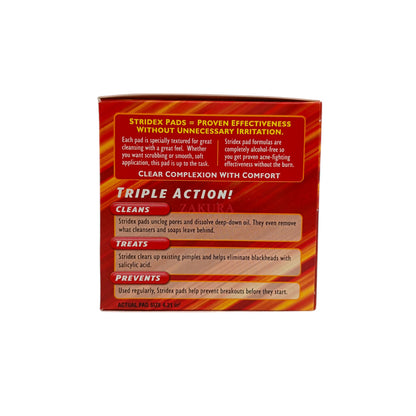 Stridex Salicylic Acid Pads 55pads (Acid 2% Maximum/Acid 0.5% Sensitive/Acid 1% Essential) Acid 2% Maximum