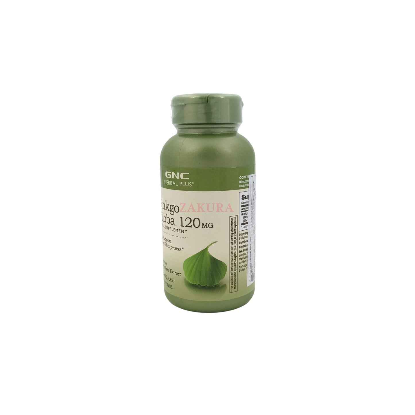 GNC Ginkgo Biloba 120mg 100caps