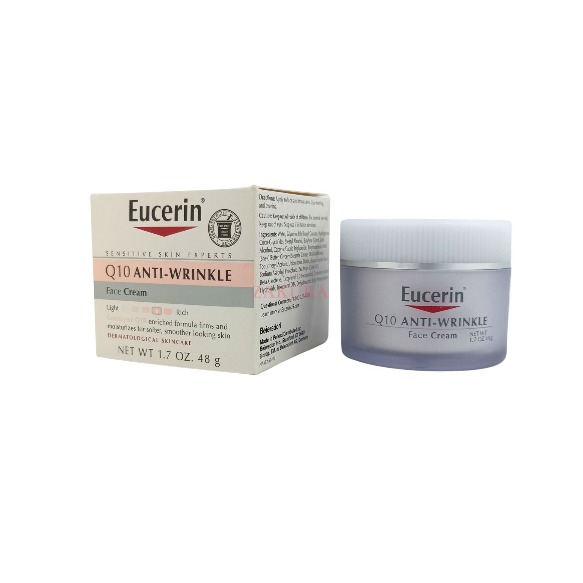 Eucerin Q10 Anti-Wrinkle Face Cream 48g